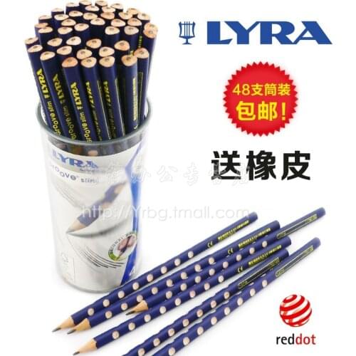 Lyra groove slim 48 child triangle pencils 48pcs/lot