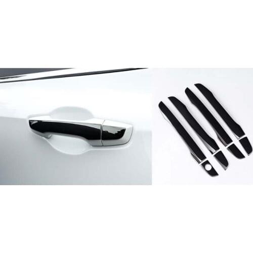 Car Door Handle Cover Trims Steel Black For 2017-2021 Honda CRV CR-V New Decoration Accessories Style