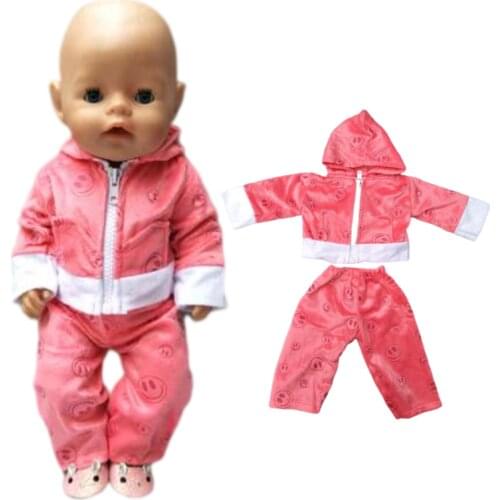 Doll Clothes for 17 Inch Baby Doll Clothes Pants Set for 18" Doll Clothes Set