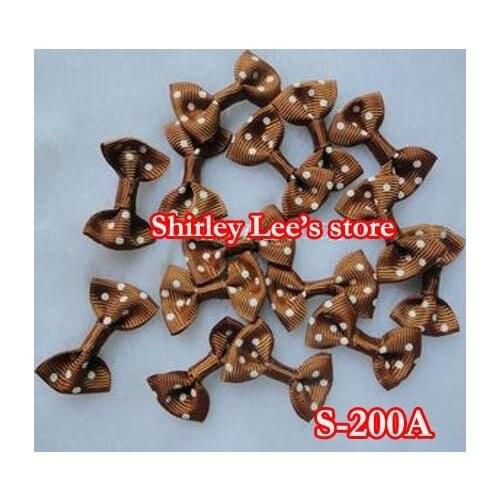 Wholesale ----800pcs 3CM Polka Dot Ribbon Classic Bow,Mix 4 colors(S-200A,S-200B,S-200C,S-200D)