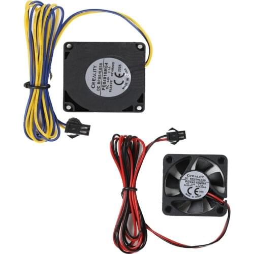 24V Ender-5 4010 axial Cooling Fan X Blower Oil Bearing 40X10MM aircraft Cable for Creality Ender-5/Ender-5 Plus 3D Printer part