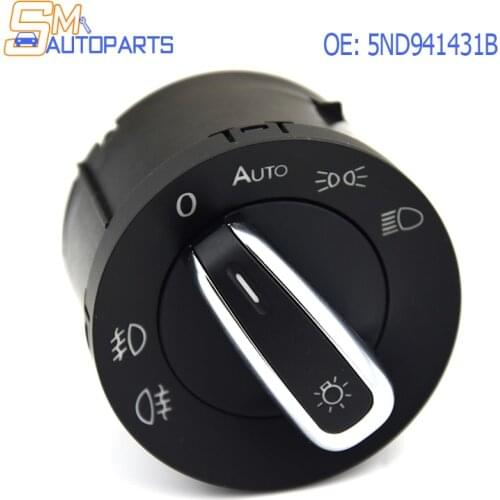 5ND941431B Headlight Switch For VW Golf Jetta Tiguan Caddy Passat B6 CC Polo 5ND 941 431B