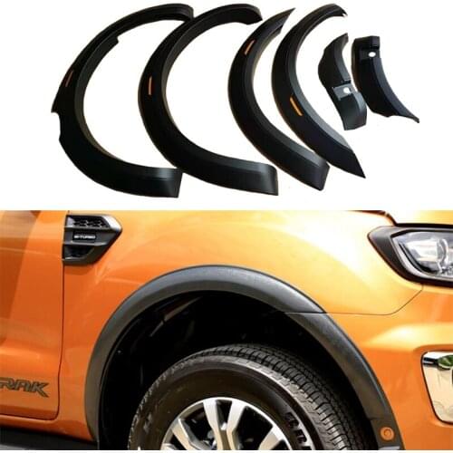 Fit for Ford ranger T8 2020 high quality ABS wheel eyebrow with radar hole