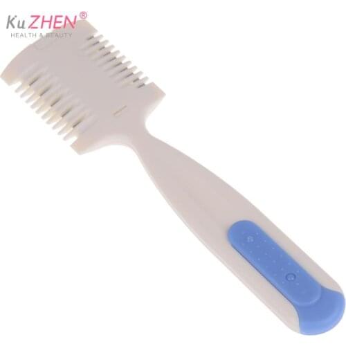 Pro Barber Hair Razor Comb Scissor Tool Bangs Brush Hairdressing Trimmers Hair Shaving Blades Cutting Thinning Beauty Styling