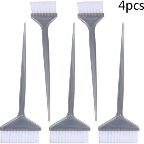4PCS Hair Dyeing Brushes Hair Coloring Comb Salon Barber Hairdressing Tool