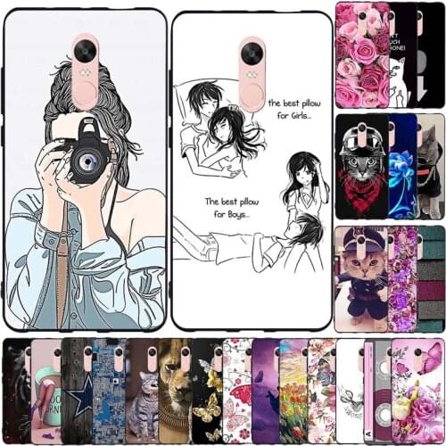 For Xiaomi Redmi Note 4X Case Silicon Cover Cute Soft Silicon TPU Back Cover Phone Case For Redmi Note 4X Note4X Phone Shell