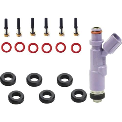 Wholesale 6sets Fuel Injector Repair Kits For Lexsus is300 3.0L V6 2001-05 Fuel Injector 23250-70120 For Toyota Chaser 1g-fe