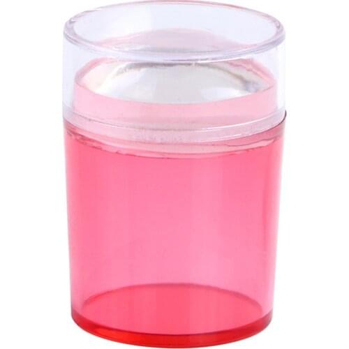 1 Set Nail Art Templates Clear Jelly Silicone nail stamping plates Scraper with Stamping Kit Nail Stamp Nail Art