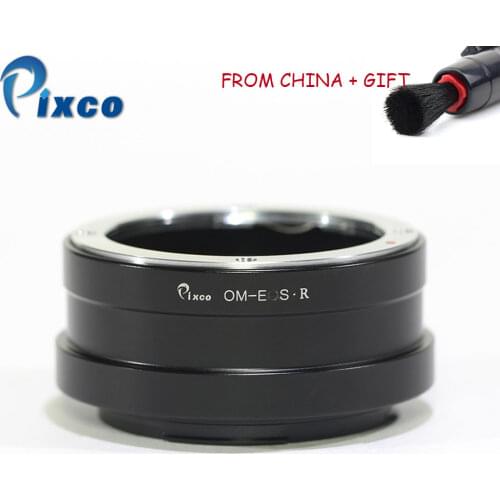 Pixco For OM-EOS.R Lens Adapter Suit For Olympus Lens to Suit for EOS R Camera + with cleaning pen