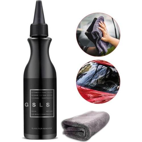 Auto Car Glass Coating Paste Agent Rainproof Agent Glass Rain Mark Oil Film Remover 120ml Care High Quality Practical New