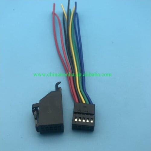 Free shipping 10pin auto car electric plug rearview mirror switch cruise switch plug unsealed connector wire harness 8E0971980