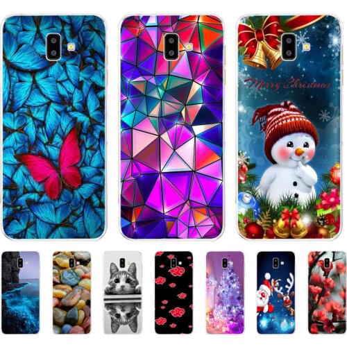 For Samsung Galaxy J6 2018 Case Soft TPU Silicone Back Cover For Coque Fundas Samsung J6 2018 Plus 2018 Soft Phone Cases