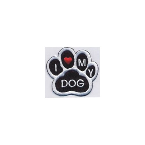 Cheap Dog Paw Print Embroidery Patch No Minimum Lower price Embroidery Patch Applique hot sales Custom Embroidered Patches