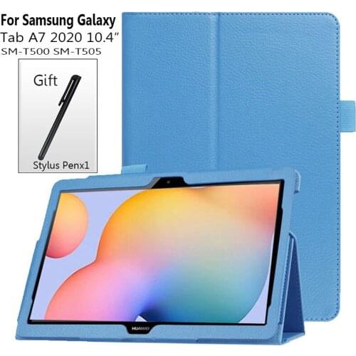 Flip PU Leather Case For Samsung Galaxy Tab A7 10.4 inch 2020 Cover For Samsung Galaxy Tab A7 SM-T500 SM-T505 T507 Tablet Case