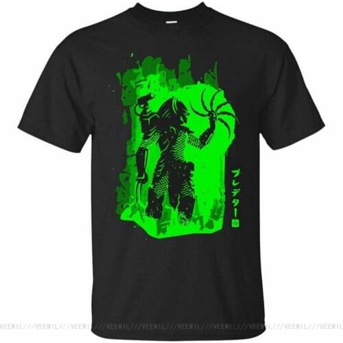 Stain The Predator T-Shirt Japanese Style Funny Mens Short Sleeve S 3XL Design T Shirt Large Size High Quality