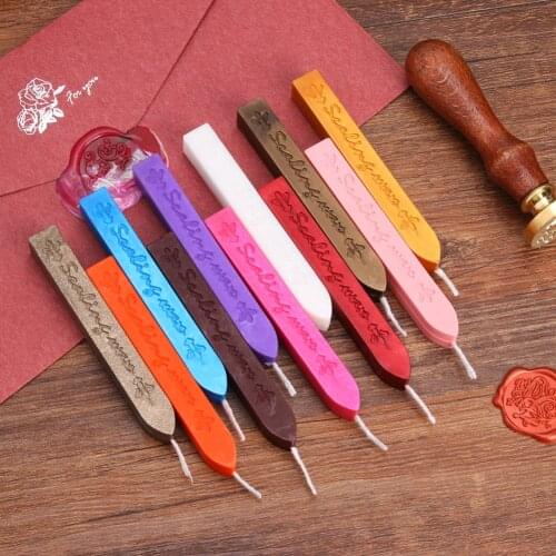 Envelope Branding Sealing Wax Stick Handcrafts Wedding Invitations Metal Decorate Vintage Dedicated Seal Handmade DIY Tools