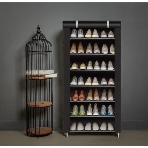 Multiple Layer Shoe Cabinet Nonwoven Fabric Saving Space Shoe Organizer Shelf Minimalist Modern Shoe Rack for Home Dorm