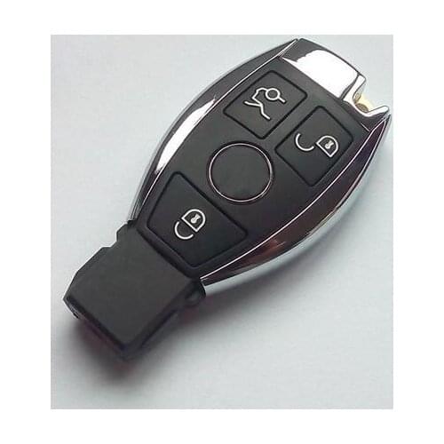 New Style! Replacement Modified Smart Remote Key Shell Case For Mercdes Benz S E Class 3 Button With Key Blade & Battery Holder