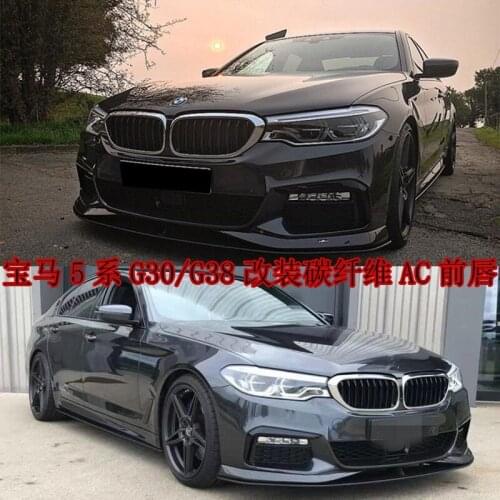 Suitable for G30 / G38 Bmw 5 Series 525i530i540li Refitting Small Surrounding Carbon Fiber Ac Lip Front Shovel