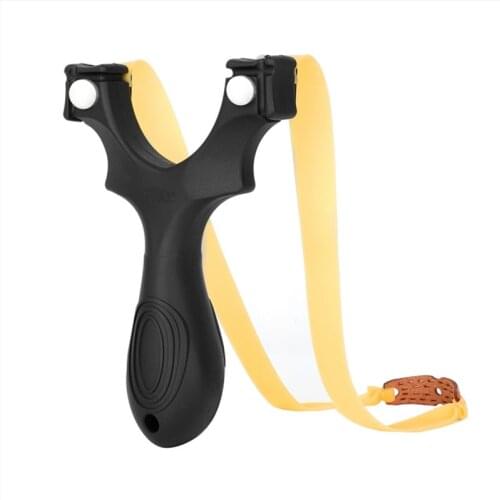 Professional Rubber Slingshot Catapult Pocket Outdoor Hunting Airsoft Game Sling Shot Adult Hunting Slingshot with Rubber Band