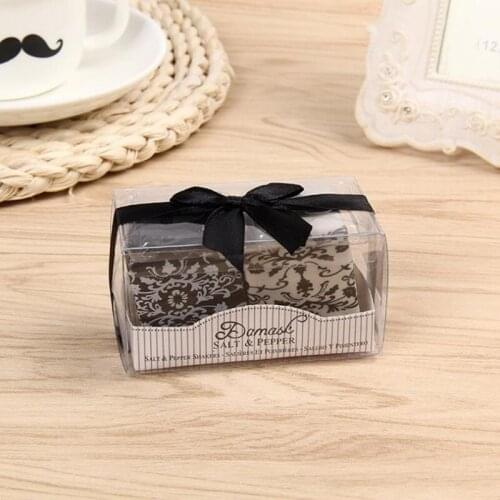 Wedding Favors and Gifts For Guest "Damask" Ceramic Salt&Pepper Shakers Porcelain Seasoning Pot F20173729