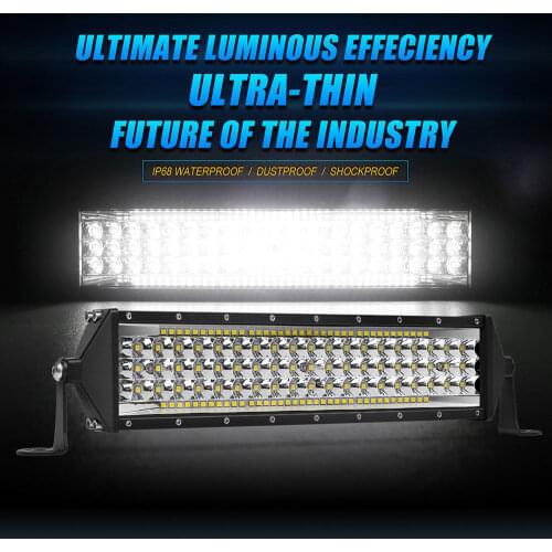 11'' 402W 4x4 Off road Led Light Bar Combo Beam 6000K SUV ATV Truck Snowplow Vehicle Led Driving Car Lightbar 12V 24V