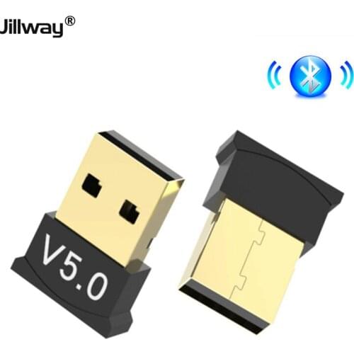 Jillway 5.0 USB Bluetooth adapter for PC desktop laptop headset wireless transmission of speakers keyboard mouse music and calls