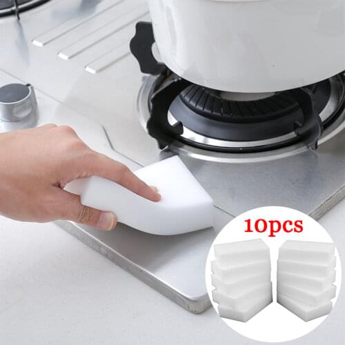 10pcs 100*60*20mm Magic Sponge Cleaning Kitchen Office Bathroom Cleaning Accessories/Dishwasher Melamine Sponge Nano