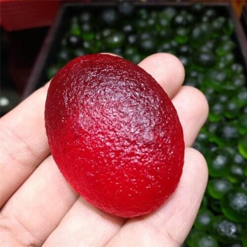 15-20g Red Moldavite Czech Meteorite Impact Glass Rough Stone Crystal Energy Stone