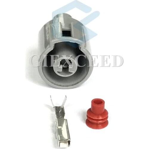 2 Sets 1 Pin Oil Plug Sensor Plug Automotive Reversing Female Connector For Honda