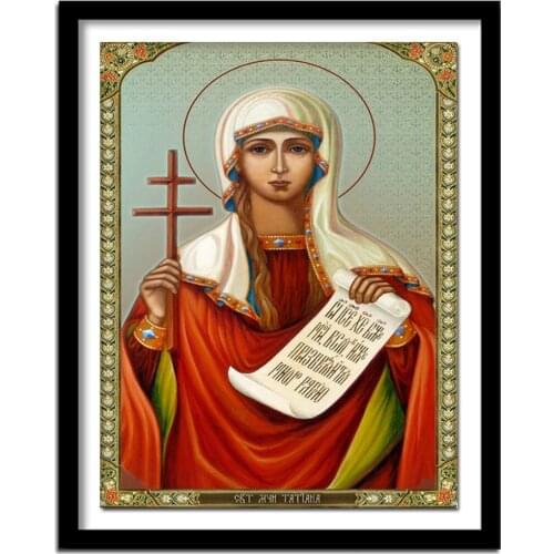 5D Diy Diamond Painting Religion Icon of Saint Nicolaus Diamond Handicraft Rhinestones Embroidery Cross Stitch virgin