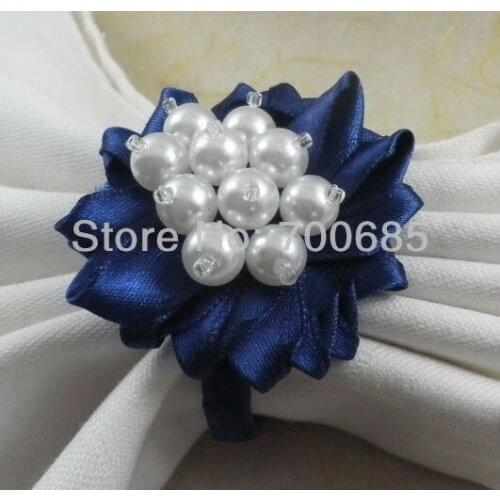 Beaded wedding napkin ring, napkin holder, decoration napkin ring
