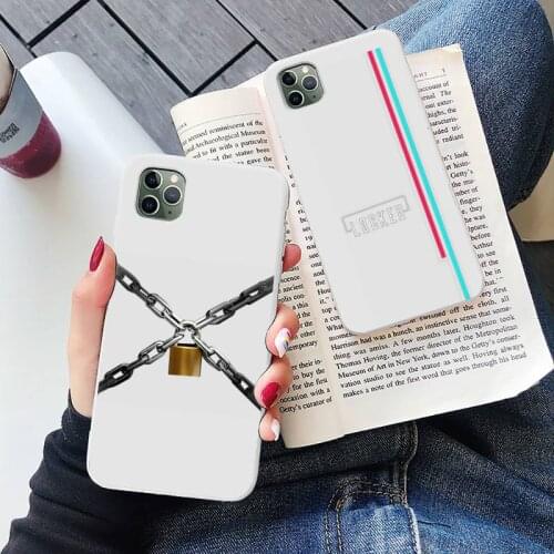 Ins black series locked Phone Case Candy Color for iPhone 6 6S 7 8 11 12 XS X SE 2020 XR mini pro Plus MAX mobile bags coque