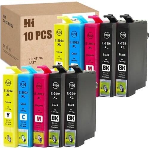 29XL Ink Cartridges for Epson 29 Ink Compatible for XP-235 XP-245 XP-247 XP-255 XP-342 XP-332 XP-335 XP-345 XP-432 XP-435 XP-442
