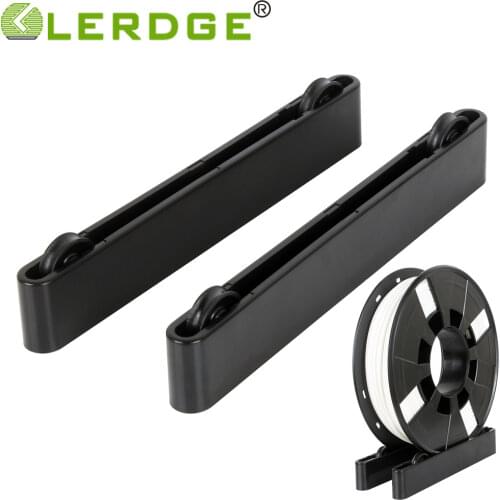 LERDGE 3D Printer Filament Spool Holder Adjustable Material Shelves Fixed Seat For ABS PLA 3D Printing Materials Rack Tray