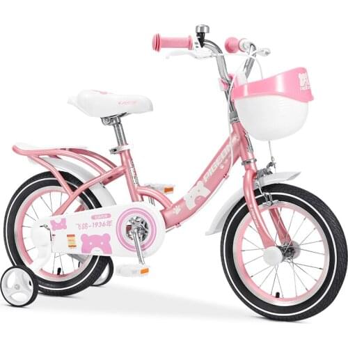 14/16/18 inches bicycle Children 3-6-9 years old Steel tube low-span frame Widened tires Rear seat Front and rear brakes kids bi