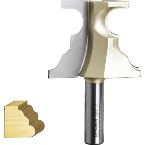 Fresas para router Woodworking Tool Crown Moulding Double Finger Arden Router Bit - 1/2*2-1/2 - 1/2" Shank - Arden A1902018