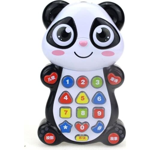Phone toy Children Enlightenment Music Phone Simulation Telephone Babies Learn Baby Early Education 0-1-3 Years Of For