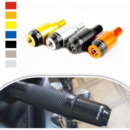 Motorcycle Handlebar Caps Grips Ends For Yamaha MT09 MT 09 FZ09 FZ 09 CNC High Quality Aluminum Handle Bar Ends Cap Grip End