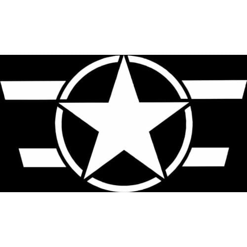 Creative Star Car Sticker Automobile Motorcycle Vinyl Decals Decoration Accessories Black/Silver ,12cm*7cm