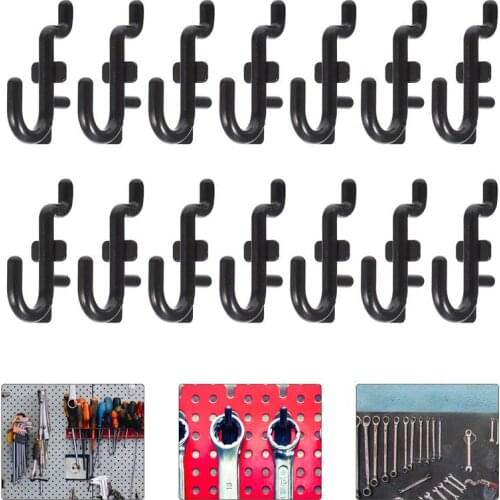 50/100PCS J Shape Peg Board Hooks Hanger Shelf Hook Pegboard Hook Shelving Hook J Shape Garage Store Hook Hanging Supply