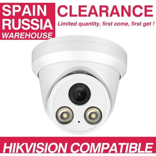[Clearance - RU+EU Warehouse] Hikvision Compatible ColorVU 5MP 8MP Dome IP Camera