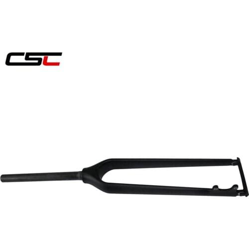 Disc brake carbon mtb bike fork, 26inch 27.5er 29" 1-1/8" carbon fiber Mountain bicycle front fork Glossy or Matte finish