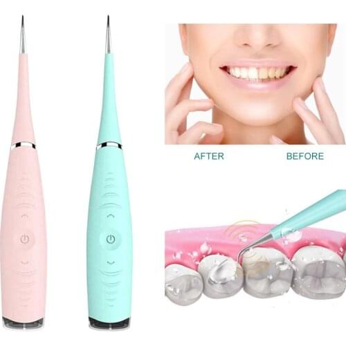 K-STAR Remove Calculus Mini Portable Electroacoustic Scaler And Moss Cleaning Blade Stainless Steel Oral Cleaning Combination