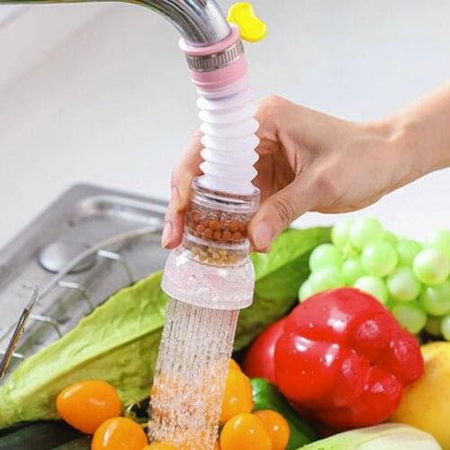 360 Degree Rotating Adjustable Household Faucet Water Tap Filter Tools Kitchen Bathroom Accessories Sprinkler Filter Extenders