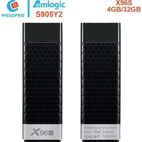 Smart TV Stick Android 9.0 TV Box X96S Amlogic S905Y2 DDR3 4GB 32GB X96 Mini PC 5G WiFi BT 4.2 TV Dongle 4K Media Player