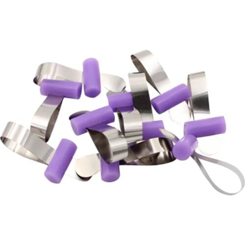 Dental Matrix Matrices Sectional Contoured Matrices Dentistry Metal Matrix Bands Retainerless Automatrix with Locker 50Pcs