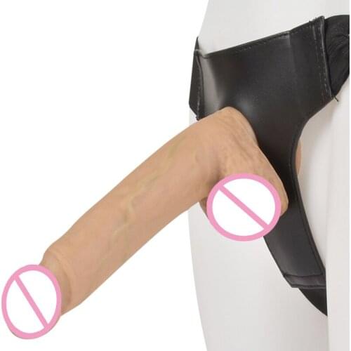 Strapon Realistic Dildo Big Penis Lesbian Erotic Sex Toys For Women Adult Masturbator Strap On Harness Strapless Dildo Panties