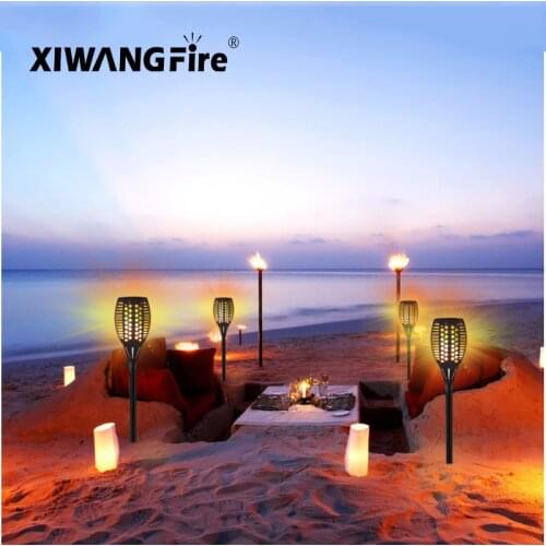 Solar Led Light Outdoor 12LED 33LED 51LED Solar Flame Torch Light Flickering Waterproof Garden Decor Landscape Lawn Lamp Torch
