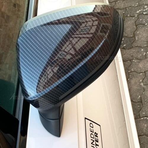 High Quality Replacement with Clip ABS Mirror Covers Rearview Mirror Caps for Audi A4 S4 RS4 A5 S5 B9 2017-2021 Car Accessories